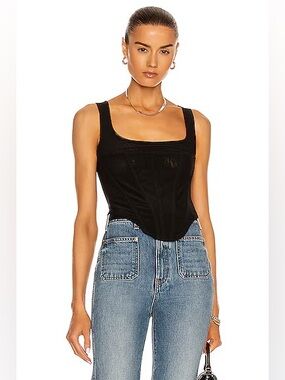 Miaou Campbell Corset - Black